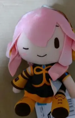 初音ミクシリーズ　ふわぷち　ぬいぐるみ　巡音ルカ　タグ付き　1点