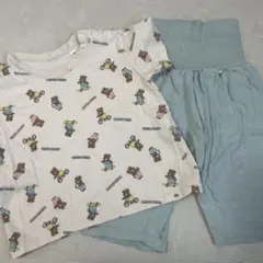 バースデイ フタフタ ベビーパジャマ クマ柄 95cm 保育園