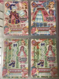 アイカツ！×TPE48 ミントの小花柄ワンピ/ラベンダーリボン