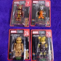 Happyくじ MARVEL STUDIOS BE@RBRICK 4点セット