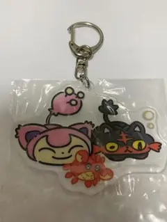 【最終値下】ポケモン アクリルキーホルダー がらるにゃーすのひ エネコ ニャビー