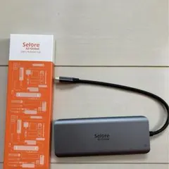 Selore USB C ドッキングステーション type-c usb ハブ