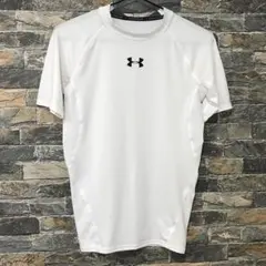 【美品】UNDER ARMOUR 半袖シャツ ホワイト　SM ④