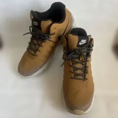 美品ナイキNike キャメルスニーカーハイカット26.5cm送料無料