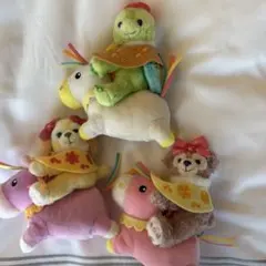 桜*月様 香港ディズニーランド　ダッフィーアンドフレンズ　ぬいぐるみキーホルダー