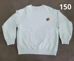 バスケットボールロゴ グレー トレーナー　150