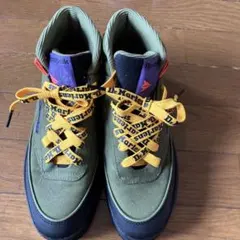 Reebok 厚底スニーカー オリーブグリーン