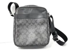 COACH グレー ショルダーバッグ