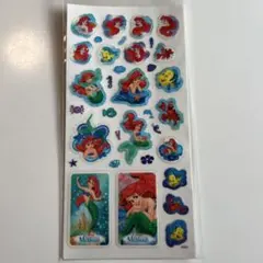 平成レトロ　リトルマーメイド アリエル 立体シール