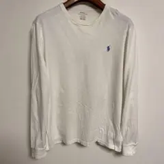 Polo Ralph Lauren ラルフローレン ホワイト 長袖カットソー M