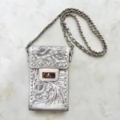 【未使用級】GRACE CONTINENTAL チェーンミニ シルバー ベージュのサムネイル