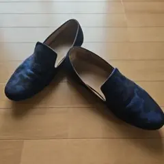 スリッポン　スウェード　パンプス