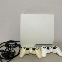 PS3 CECH-3000A LWホワイト 本体＋純正コントローラー2個