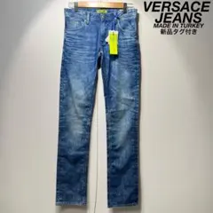 希少 新品タグ付き VERSACE JEANS デニム スキニー パンツ 28のサムネイル