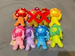 【新品タグ付】 推しカラー ミャクミャク ボールチェーン マスコット 6体セット