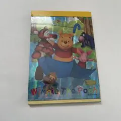 平成レトロ　くまのプーさん　Disney ディズニー　メモ帳