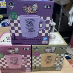 ☆BT21 diner 一番くじ マグカップ3点セット☆