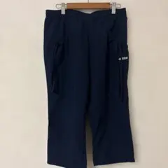K2137 adidas クロップドパンツ ネイビー レディース Lのサムネイル