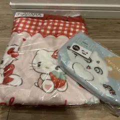 サンリオ 当たりくじ　フリル付きブランケット、エニマイくじ　ちいかわ