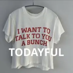 TODAYFUL Tシャツ　 Short Logo Teeのサムネイル