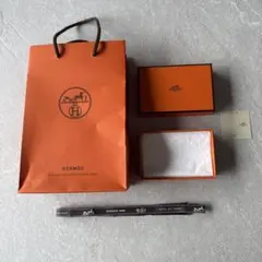 HERMES大中小エルメス空箱4点ショッパー4枚/冊子リボン付属品等まとめ