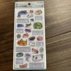 【新品・未開封】大人の図鑑シール　3Dビジュアルコレクション　ウミウシ編　正規品