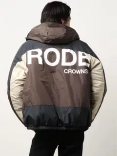 RODE CROWNS フード付き 中綿 ジャケット アウター ブラウン系 L