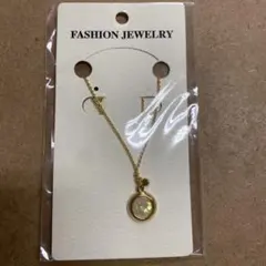 わ*る様 オーロラストーン付き金色ネックレス