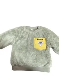 kids + b ふわふわ　ボア　トレーナー