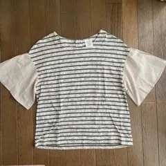 ニームNîmes♡リバティ♡クレアオードxボーダー♡25周年記念♡カットソーのサムネイル