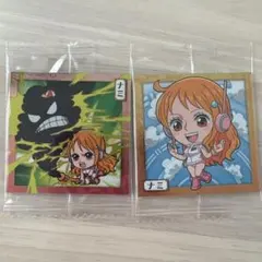 ⑮ワンピース　ウエハースシール　ナミ 2枚セット