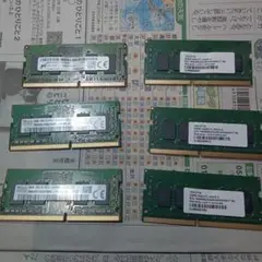 4GB DDR4 メモリ 2400MT/s 6枚セット