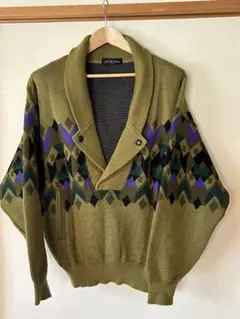 グリーン ニット