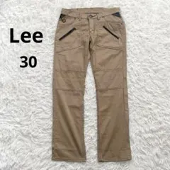 リー Lee ライダース デザインパンツ ブラウンベージュ 30 メンズ ジップのサムネイル