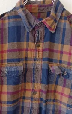 好配色❗️ネルシャツ 長袖 チェック柄