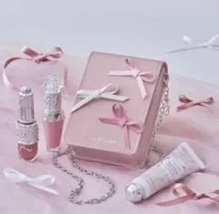 【JILLSTUART】 リボンコスメポーチ　クリスマスコフレ