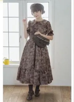 青木美沙子さんしまむらコラボ　ワンピース　Lサイズ
