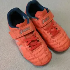 ASICS JUNIOR オレンジ フットサルーシューズ