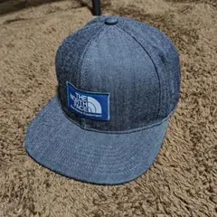 極美品　THE NORTH FACE キャップ　デニム　キッズ　小学生