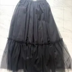 AMERICAN HOLIC チュールスカート ブラック Mサイズのサムネイル