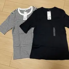 【新品未使用】ユニクロ　クルーネックT ２枚セット