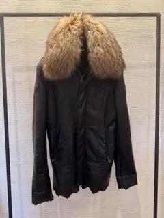 00s L.G.B. BONO15 fur leather jacket y2k - メルカリ