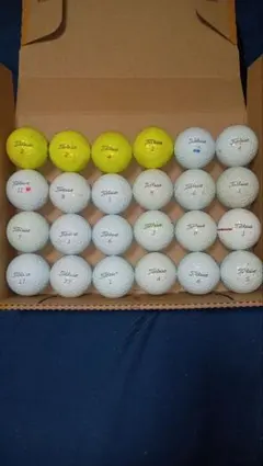 タイトリストPROv1xのB級ロストボール24球