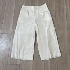 アイボリー ガウチョパンツ サイズ0