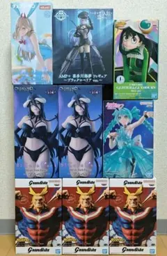 最新 限定 プライズ フィギュア 9体 セット まとめ 美少女 ヒロイン