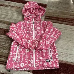 HELLY HANSEN 花柄 フード付きジャケット マウンテンパーカー