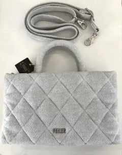 FEILER ユニ　キルティング ショルダーバッグ