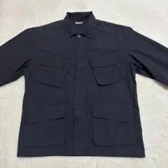 ジャングルファティーグジャケット ミリタリーシャツ 軍物 ブラック M GU