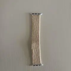Apple Watch クリーム色 編み込みバンド