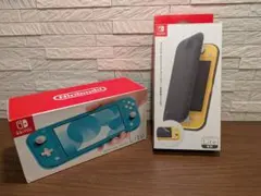 Nintendo Switch Lite ターコイズ 本体 充電器 ケース付き